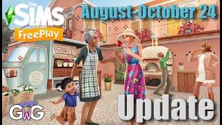 The Sims Freeplay- That's Simoré! Update Events & Prizes [Aug-Oct 24]