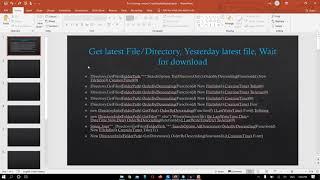 Get latest File/Directory, Yesterday latest file | lambda expression in Uipath |Wait for download