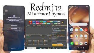 Redmi 12(23053RN02Y)mi account Bypass remove unlock tool