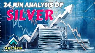 Silver Prediction for 24th Jun'24 Monday || Silver Analysis || MCX Silver News #wealthRaksha