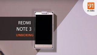 Xiaomi Redmi Note 3 Unboxing [Quick]