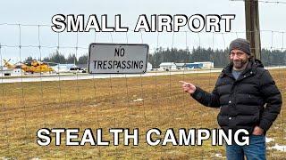 Small Airport Stealth Camping