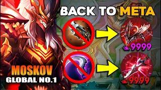 GLOBAL MOSKOV COUNTERS NEW META HEROES THIS 2025! BRING BACK MOSKOV TO META WITH THIS BUILD!!!