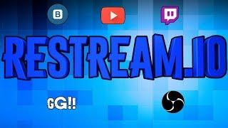 Настройка стрима на YouTube, Twitch, VK, + ЧАТ 2017 Restream io Лучшая платформа для Рестрима