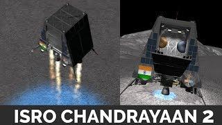 ISRO Chandrayaan 2 - animation , landing , launch