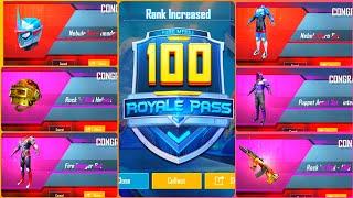 SEASON 13 ROYAL PASS MAXOUT : 8700 UC UPGRADE TO RP RANK 100 PUBG | Full Max 100 RP Season 13