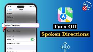 How To Turn Off Voice Directions On Apple Maps | Stop Spoken Directions In Apple Maps