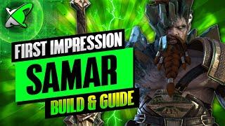 "FIRST IMPRESSION" Samar Build, Guide & Masteries | Arena Showcase | RAID: Shadow Legends