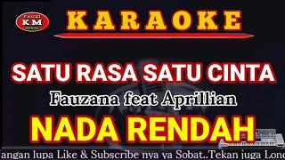 SATU RASA SATU CINTA Fauzana feat Aprillian [ Karaoke/Lirik] Lagu populer 2021