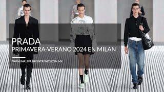 PRADA Desfile Primavera-Verano 2024 en la semana de la moda de Milán