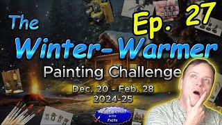 Winter-Warmer PAINT ALONG with Fritz | # 27  | #Winter-warmer #paintingchallenge