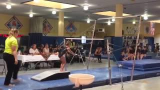 Gigi's Gymnastics- First Place Level 3 Bar Routine, 9.725, age 6, 2016