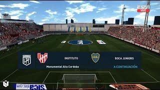 Instituto vs Boca Juniors ● Copa de la liga Profesional 2024 ● PES 2021