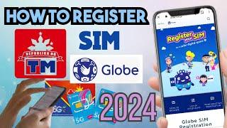 How to register TM/GLOBE sim 2024 | Paano mag register ng Globe/TM sim card