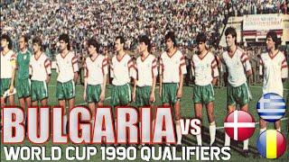 BULGARIA World Cup 1990 Qualification All Matches Highlights | Road to Italy