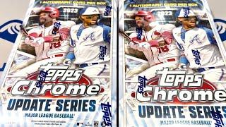 HUGE AUTO!  NEW RELEASE!  2023 TOPPS CHROME UPDATE HOBBY BOXES!