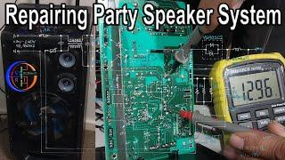 ECE 7 - Repairing Portable Party Box Speaker System without Schematic