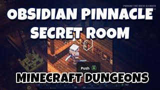 How to Activate and Find The Secret Room in Obsidian Pinnacle | Minecraft Dungeons