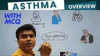 Asthma | Symptoms | Etiology | Pathophysiology | Diagnosis | Clinical Feature | MCQ | GPAT | Part 1