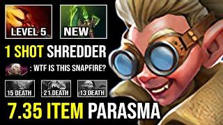 NEW 7.35 Parasma Snapfire Solo Mid Against Invoker 1 Shot Shredder Level 5 Dagon Dota 2