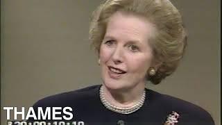 Margaret Thatcher interview | Conservative Party | British Prime Minister | 1987
