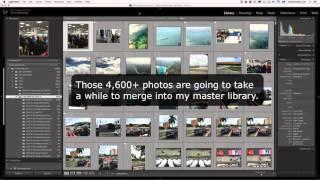 Merge an external Lightroom Library into your Master Library
