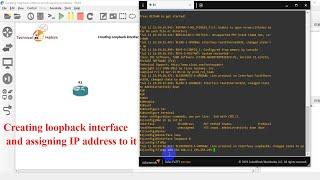 Creating Loopback interface and assigning ip address | GNS3 lab | Technical Hakim