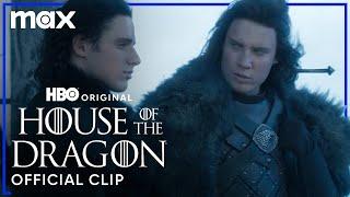 Jacaerys Velaryon Meets Cregan Stark At The Wall | House of the Dragon | Max