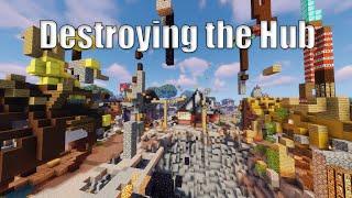 Turning the Hypixel Skyblock hub into a WARZONE