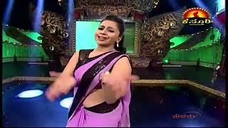 Anushree anchor hot dance show FULL HD | Chinnada bete