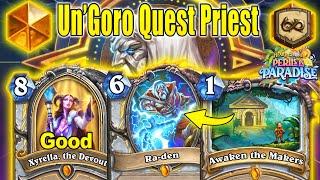 Buffed Un'Goro Quest Control Priest Deck Has Lots Of Wins! Perils in Paradise Mini-Set | Hearthstone