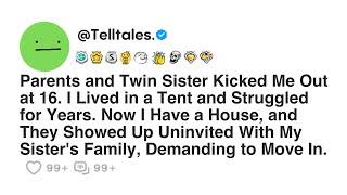 Parents and Twin Sister Kicked Me Out at 16. I Lived in a Tent and Struggled for Years. Now I...