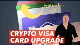 Cryptocurrency Visa Card - Upgrade to the Frosted Rose Gold