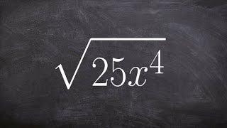 Simplifying the square root of a square number and exponent