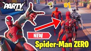 Fortnite | The New Spider-Man ZERO Flexing In Party Royale!