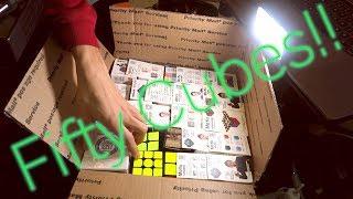 Insane 50+ Speed Cube Unboxing From TCKyewbs!!