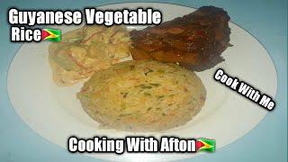 Guyanese Vegetable Rice/ Cook With Me/ Cooking With Afton