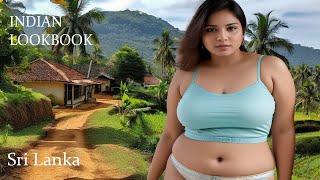 4K AI Art Indian Lookbook on Sri Lanka's Paradise