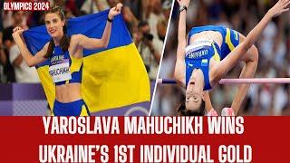 Yaroslava Mahuchikh Wins Ukraine's First Gold Medal in High Jump at the Paris 2024 Olympics