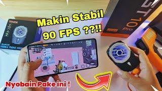 Siksa Infinix GT 10 Pro PUBG 90 FPS Pakai Fan Cooler Gamen GMR-05 ! FPS jadi Stabil ?