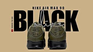 BLACK AND OLIVE 2024 Nike Air Max 90 DETAILED LOOK + PRICE