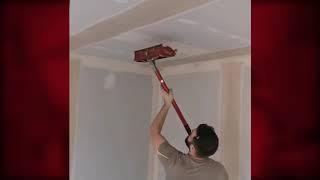 LEVEL5 Tools Drywall Flat Box and DEWALT Drywall Tools Skimming Blade In Action
