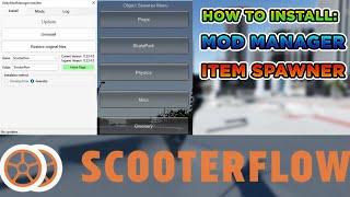 How to install the Unity Mod Manager and ItemSpawner (Scooterflow)