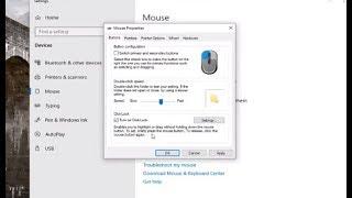 Turn On/Off Mouse Click Lock in Windows 10/8/7 [Tutorial]