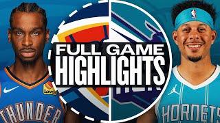 Game Recap: Thunder 106, Hornets 94