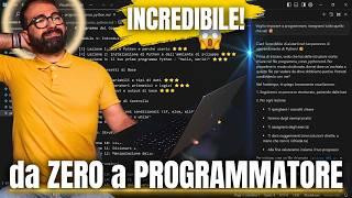 IMPARARE a PROGRAMMARE con l'INTELLIGENZA ARTIFICIALE - METODO COMPLETO