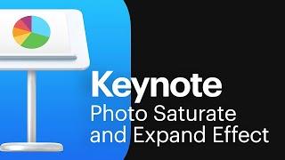 Keynote for Mac and iPad - Image Expand and Saturate Effect