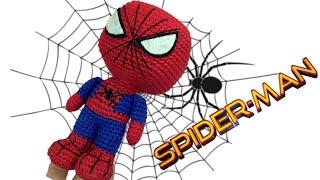 Hombre Araña/Spiderman Amigurumi 2/3 (SUBS) #hombrearañacrochet #hombrearañafunko