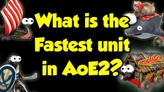 Ranking the Fastest and Slowest AoE2 units