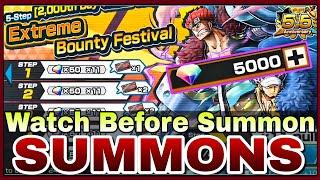 5k Rds Summons Until We Pull New Ex Kid And Law  | One Piece Bounty Rush OPBR